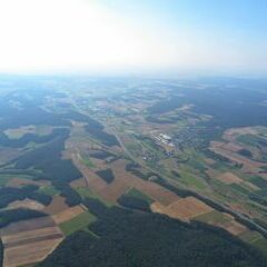 Flugwegposition um 15:24:29: Aufgenommen in der Nähe von Bamberg, Deutschland in 1549 Meter